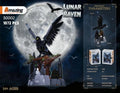 Lunar Raven Gothic Haunted Castle Building Blocks Set 1072 Pcs Halloween Horro