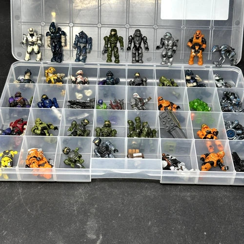 Halo Mega Bloks Figures and Accessories Lot of 50+ Complete/Incomplete