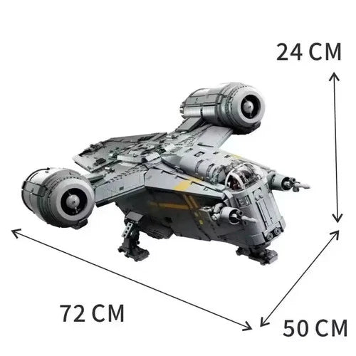NEW 6187 PCS Mandalorian Razor's Crest Spaceship Building Block Set Unbranded