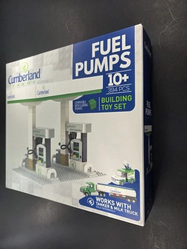 Cumberland Farms Minizfigz Fuel Pumps And Tanker Truck Set Sealed