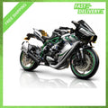 Motorcycle Building Blocks Set 1:5 Scale Model Kit with Suspension Brakes Rubber