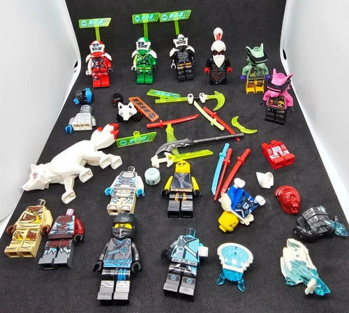 LEGO Ninjago Prime Empire Minifig Accessory Weapons - Large Lot Read Description