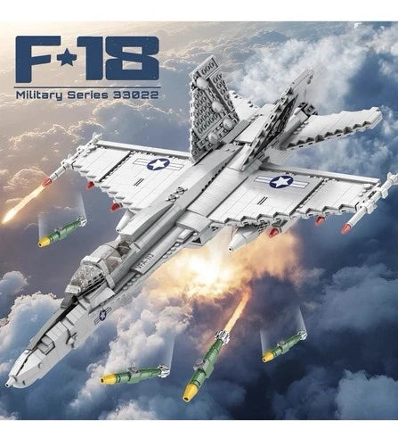 F-18 Super Hornet Fighter Jet Building Blocks 1462PCS Model New In Box