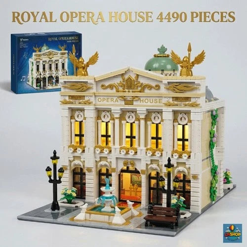 Royal Opera House Architecture Building Blocks Set 4490 Pcs 8 Figures Toy Gift