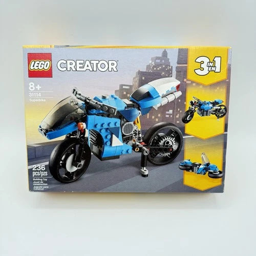 LEGO Creator 31114 Superbike Retired 3 In 1 Building Set Brand New Sealed