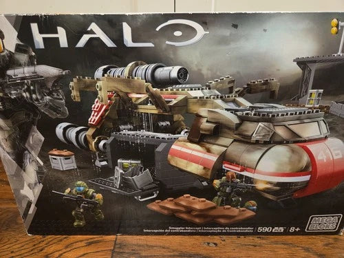 Mega Bloks / Construx Halo Smuggler Intercept CNH00 ODST Oni Agent Locke Estrin
