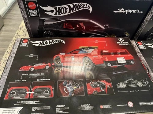 Mattel Hot Wheels Brick Shop '94 Toyota Supra MKIV 824pc Metal Parts JKG40
