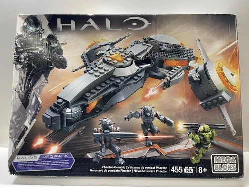 Mega Bloks Halo Phaeton Gunship Set Brand New Factory Sealed New Rare