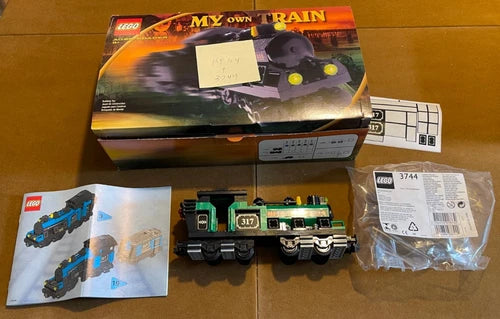 Lego KT-104 + 3744 Extra Large Green Locomotive & Bricks My Own Train