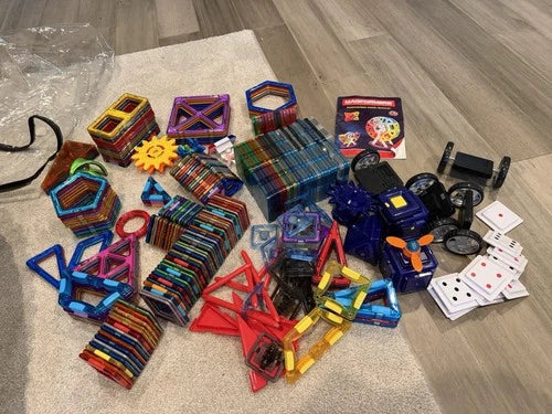 Bulk Lot Genuine Magformers Magnetic Building Blocks 300 Pieces