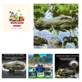 2.4 GHz Remote Control Alligator Head RC Boats for Adults and Kids - Large De...