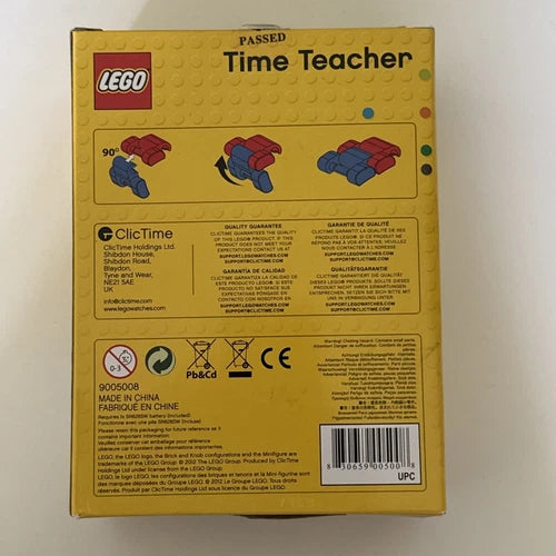 LEGO Time Teacher: Buildable Watch, Constructible Clock, Activity Card (9005008)