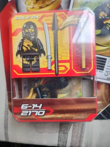 LEGO NINJAGO Cole DX 2170 Spinjitzu Spinner Minifigure 2011 SEALED NEW