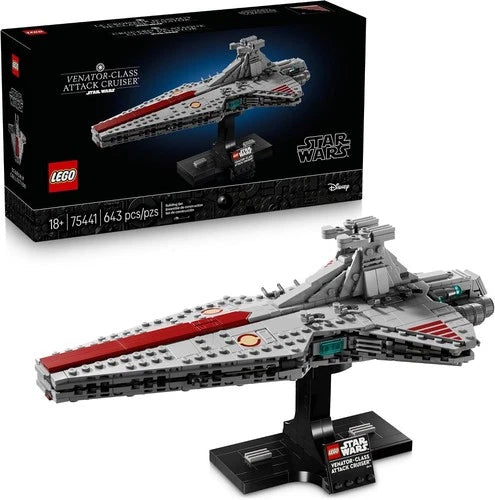 LEGO Star Wars Venator-Class Attack Cruiser Building Set for Adults, Men & Women