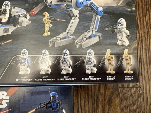 Lego Star Wars Battle Pack Log - 5 sets New Sealed