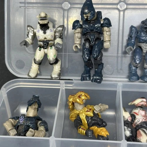 Halo Mega Bloks Figures and Accessories Lot of 50+ Complete/Incomplete