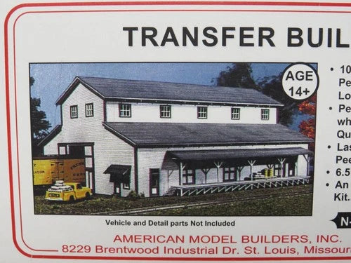American Model Builders N 604 Transfer Building Trackside Freight Warehouse Kit