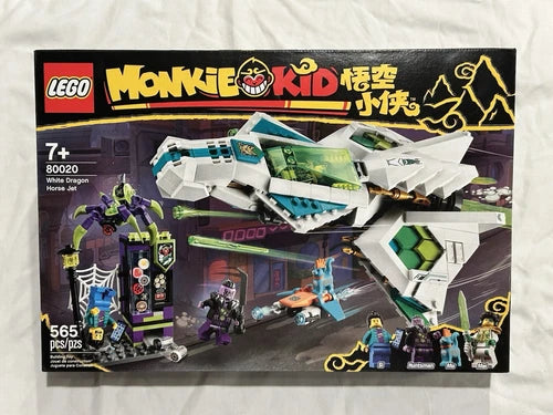 Lego Monkie Kid 80020 White Dragon Horse Jet - New Factory Sealed