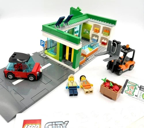 Incomplete Missing Parts LEGO City 60347 Grocery Store Market