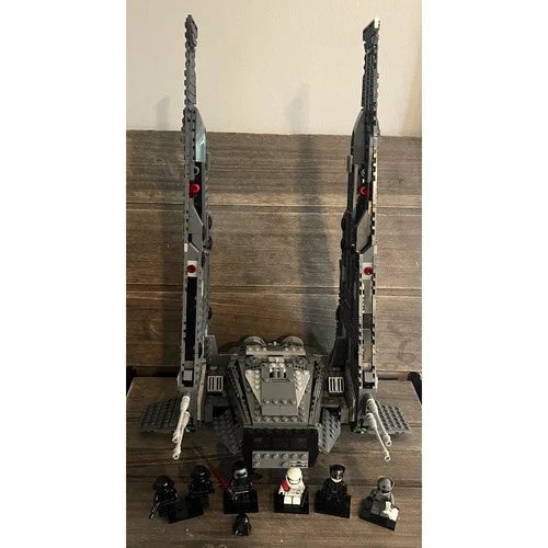MEOW Star Wars Kylo Ren Command Shuttle 75104 with 6 Minifigures Complete Set