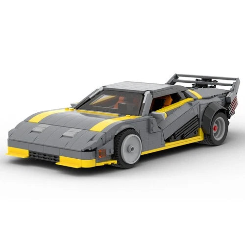 V-TECH Sports Car MOC Building Blocks Kits DIY Bricks Educational Toy Gift