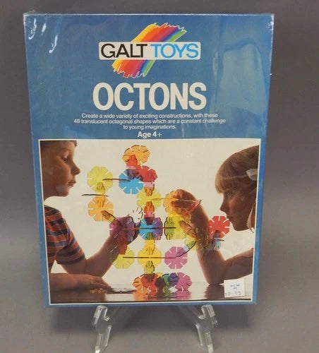 NEW Sealed 1970s Octons Galt Toys Interlock Building Construction Blocks Game