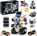 5 in 1 STEM Robot Building Kit, APP & Remote Control Screen Building Toys, Eye C