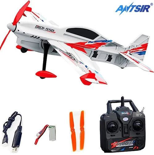 QIDI550 RC Plane 2.4G 500mm Wingspan Wind Resistant Aircraft With One Click Susp