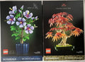 Lot of 2 LEGO Botanicals: Hibiscus (10372) & Japanese Maple Tree (10348)