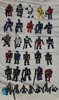 Mega Bloks Construx Halo Lot of 32 Figures Mini Figures + Accessories B1