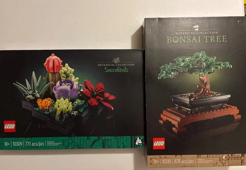 lego botanical lot #10281 #10309 #10280
