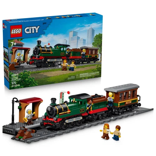LEGO City Vintage Steam Train Set - Building Toy for Boys & Girls, Ages 7+ - Toy