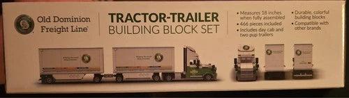 Old Dominion Freight Line 2024 Tractor-Trailer Building Block Set - New Sealed