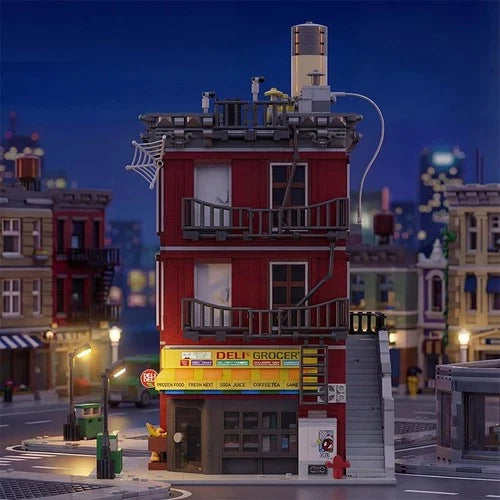 Spider Deli Apartment Building Blocks 3559PCS City Modular Building Set 11 Figur