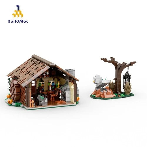 Sisters’ Cottage / Hut / House with Interior 1536 Parts Building Blocks Set