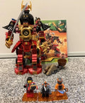 LEGO 9448 Samurai Mech 100% Complete w 3 Minifigures 2 Manuals 2012 Rare Retired