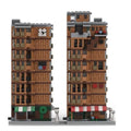 MOC-153217 Modular Apartment Building Blocks Street View Set 1472 Pieces MOC