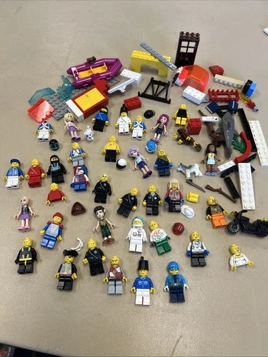 LEGO Huge mixed lot, Over 40 Mini Figures Animal Vintage And Modern