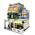 Garden Hotel Building Kit Model Set, 1284 Pcs Plastic Toy Assembly