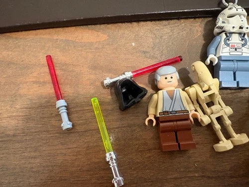 Lego Star Wars Mini Figures (Various) plus Helmet & Lightsabers