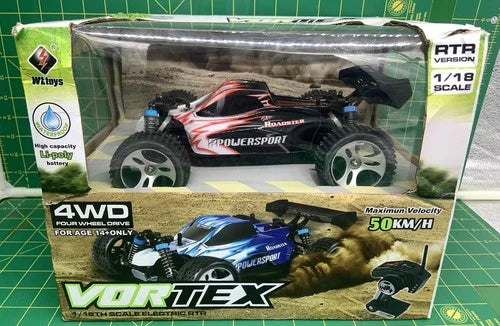Vortex 1/18th Scale Electric RTR 4WD 50 KM/H Waterproof Lipoly 2.4G Model A959 A