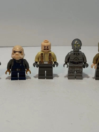 LEGO Star Wars Minifigure Lot 13pc Chewbacca Grievous Ewok Jawa C-3PO Genuine