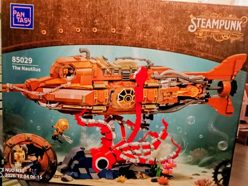 PANTASY 85029 The Nautilus Steampunk Submarine Building Set 2552 Pieces New