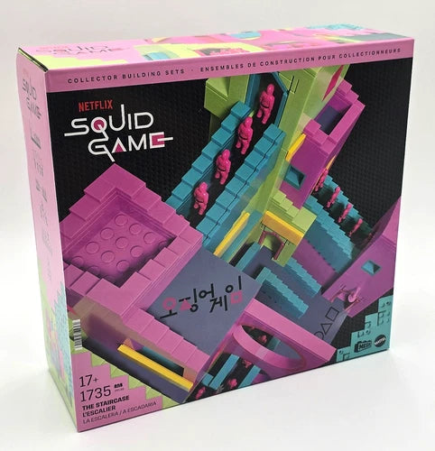 Mattel MEGA Squid Game Staircase Collector Figure Building Set 1735PC