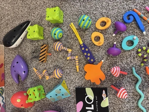 Zolo Piece Building Set Original Box + Extras