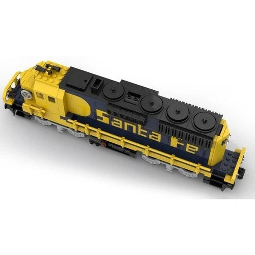 MOC-78947 Diesel Locomotive Train 860 Parts Building Blocks Toys Set Gift