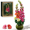 CUBIMANA Flowers Botanicals Alcea Rosea Building Set for Adults - Artificial ...
