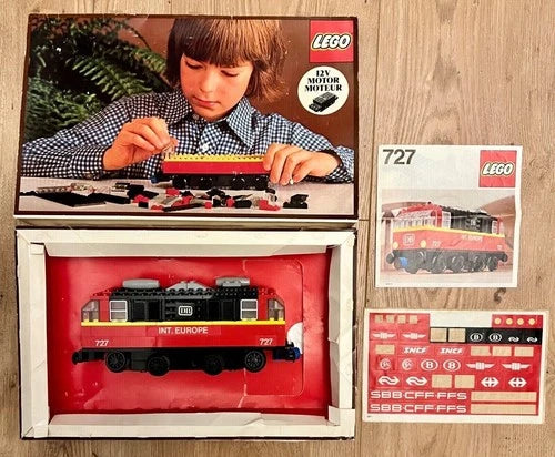 Lego 727 Train 12V, Original Box!!