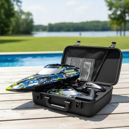 TX123 RC Boat with 40-Minute Battery Life - Ideal Gift for Summer Adventures