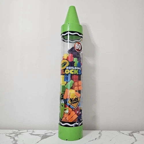 Crayola Building Blocks Kids@Work, 60 Pieces